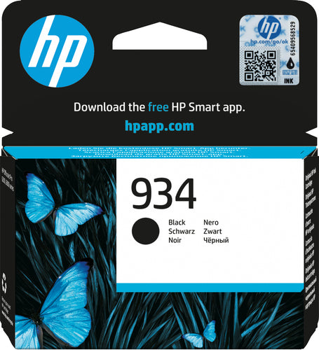 HP 934 Black Original Ink Cartridge HP 934 Black Original Ink Cartridge